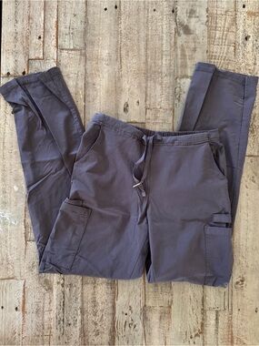 White Cross FIT Scrub Pants Women’s XS Gray Stretch Style 333